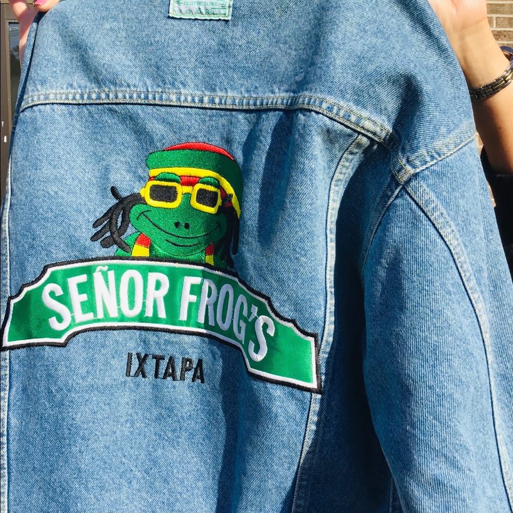 Original Senor Frogs Ixtapa Jean Jacket